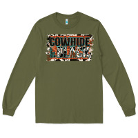 Army Green Cowhide is the New Black Long Sleeve Tee - Jasminsmagicworld