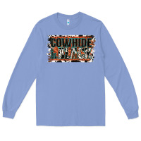 Colony Blue Cowhide is the New Black Long Sleeve Tee - Jasminsmagicworld