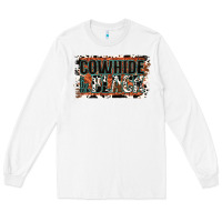 White Cowhide is the New Black Long Sleeve Tee - Jasminsmagicworld