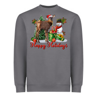 Storm happy holidays baby deer Heavyweight Sweatshirt - LillyAllenDesigns