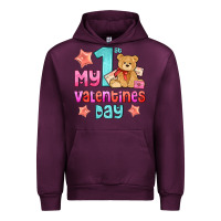 Mauve Wine my first valentines day Urban Hoodie - AdoDesignShop
