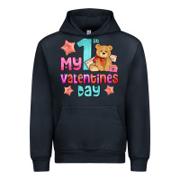 Navy my first valentines day Urban Hoodie - AdoDesignShop