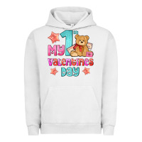 Pigment Lunar Rock my first valentines day Urban Hoodie - AdoDesignShop