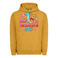 Pigment Peanut Butter my first valentines day Urban Hoodie - AdoDesignShop
