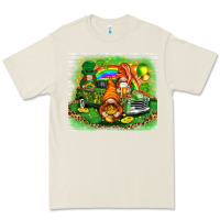 Bone st patricks day gnomies with truck Premium Tee - NancyCooperArtShop