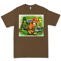 Cacao st patricks day gnomies with truck Premium Tee - NancyCooperArtShop
