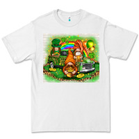 White st patricks day gnomies with truck Premium Tee - NancyCooperArtShop