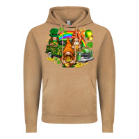 Vintage Camel St. Patrick's Day gnomies with truck Vintage Hoodie - HowdyJamesFarm