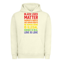 Pigment Pistachio Black Lives Matter List Urban Hoodie - longCreatives
