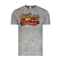 Cloud Rock love christmas reindeer Vintage Tee - CowGirlArtShop