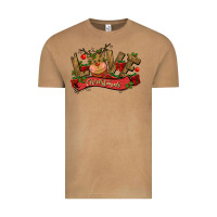 Vintage Camel love christmas reindeer Vintage Tee - CowGirlArtShop