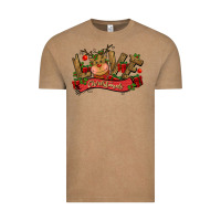 Vintage Coffee love christmas reindeer Vintage Tee - CowGirlArtShop