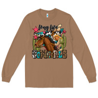 Toasted Coconut long live cowgirls Long Sleeve Tee - OliviaCreatesArt