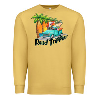 Antique Gold road trippin Premium Sweatshirt - BarkalooDesign