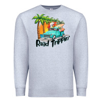 Heather Grey road trippin Premium Sweatshirt - BarkalooDesign