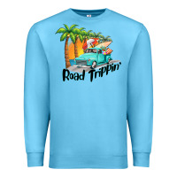 Ocean Blue road trippin Premium Sweatshirt - BarkalooDesign