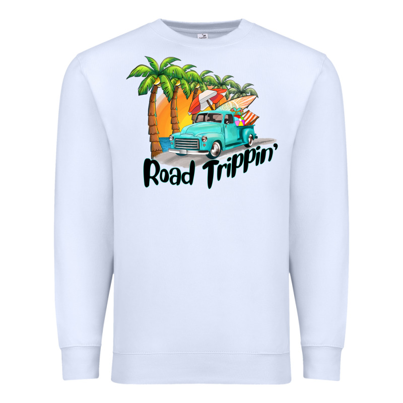 Road Trippin Premium Sweatshirt by BarkalooDesign | Teevron
