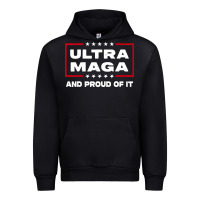 Black proud ultra maga Urban Hoodie - longCreatives