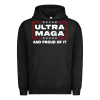 Pigment Black proud ultra maga Urban Hoodie - longCreatives