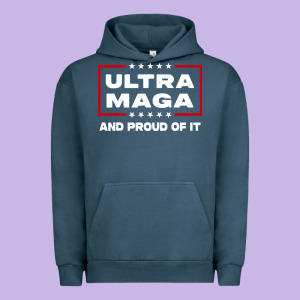 Proud Ultra Maga Urban Hoodie Designed By Longcreatives