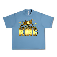 Pebble Blue birthday king Urban Heavy Tee - RanaPortraitStore
