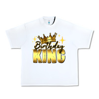 White birthday king Urban Heavy Tee - RanaPortraitStore