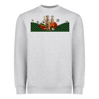 Heather Grey halloween meerkat Heavyweight Sweatshirt - LillyAllenDesigns