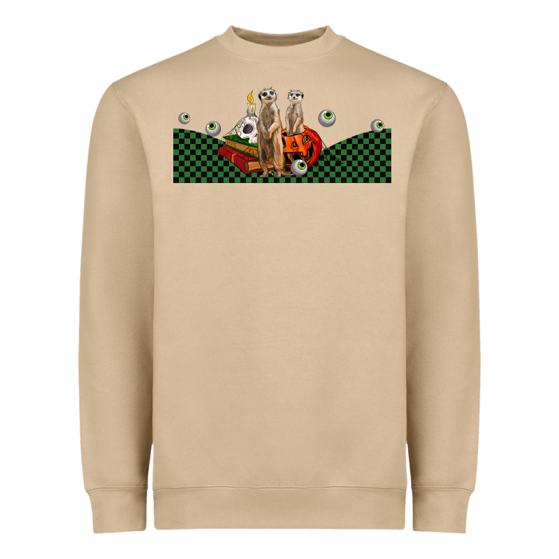Halloween Meerkat Heavyweight Sweatshirt by LillyAllenDesigns | Teevron