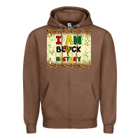 Chestnut i am black history Zipper Hoodie - Artiststas