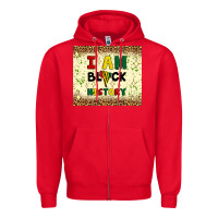 Red i am black history Zipper Hoodie - Artiststas