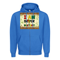 True Royal i am black history Zipper Hoodie - Artiststas