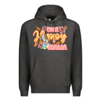Charcoal Heather One hoppy Mama Mother's Day Premium Hoodie - LillyAllenDesigns