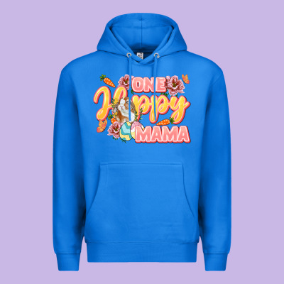 One Hoppy Mama Mother's Day Premium Hoodie Designed By Lillyallendesigns