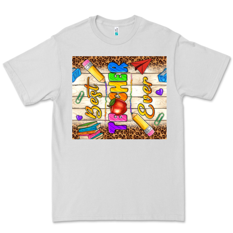 Best Teacher Ever Premium Tee by NancyCooperArtShop | Teevron