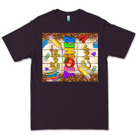 Plum best teacher ever Premium Tee - NancyCooperArtShop