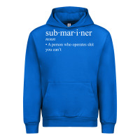 Cobalt Submariner Definition  I Pigboat Submersible Nuclear Urban Hoodie - longCreatives