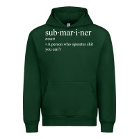 Forest Green Submariner Definition  I Pigboat Submersible Nuclear Urban Hoodie - longCreatives