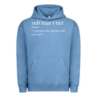 Pigment Pebble Blue Submariner Definition  I Pigboat Submersible Nuclear Urban Hoodie - longCreatives