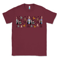 Burgundy gothic girl and colorful girl Classic Tee - TumblerDesignByShophia