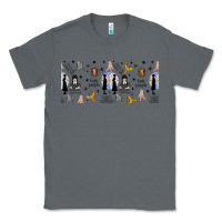 Charcoal Heather gothic girl and colorful girl Classic Tee - TumblerDesignByShophia