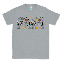 Heather Grey gothic girl and colorful girl Classic Tee - TumblerDesignByShophia