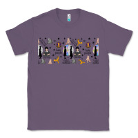 Lavender gothic girl and colorful girl Classic Tee - TumblerDesignByShophia