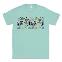 Gothic Girl And Colorful Girl Classic Tee | Teevron
