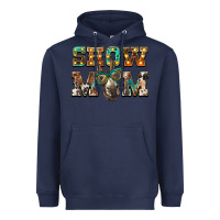 Navy show mom donkey Heavyweight Hoodie - BarkalooDesign