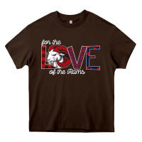 Chocolate Brown For the Love of the Rams Heavy Core Tee - Bettercallsaul