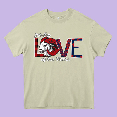 For The Love Of The Rams Heavy Core Tee Designed By Bettercallsaul
