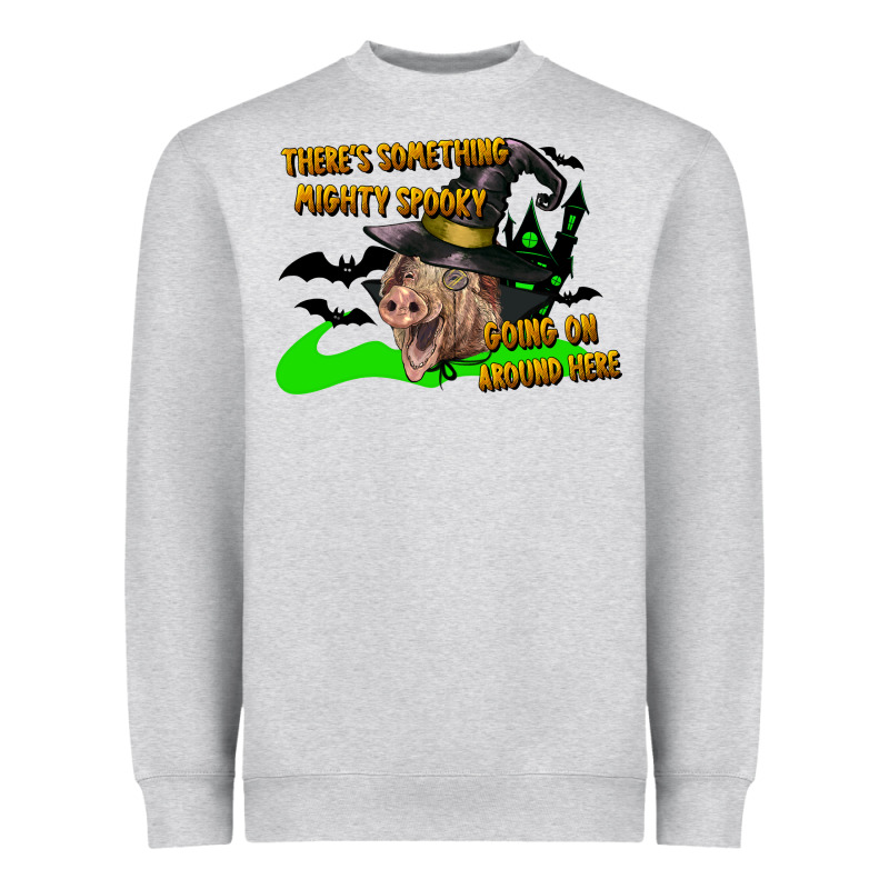 There's Something Mighty Going On Around Here Pig Heavyweight Sweatshirt by LillyAllenDesigns | Teevron