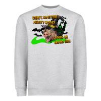 Heather Grey there's something mighty going on around here pig Heavyweight Sweatshirt - LillyAllenDesigns