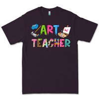 Plum art teacher Premium Tee - NancyCooperArtShop
