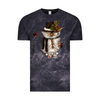 Cloud Black snowman gnome Vintage Tee - CowGirlArtShop